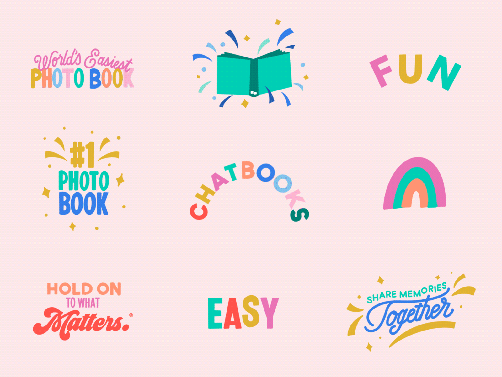 Chatbooks Gifys art branding color design flat gif gif animated gif animation gify ig illustration illustrator instagram instagram stories procreate vector