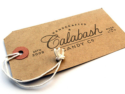 Calabash Tag handlettering logo packaging