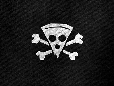 Pizza Skull design illustration pizza