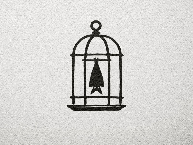 Strangebird Logomark bird design illustration