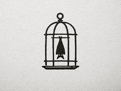 Strangebird Logomark bird design illustration