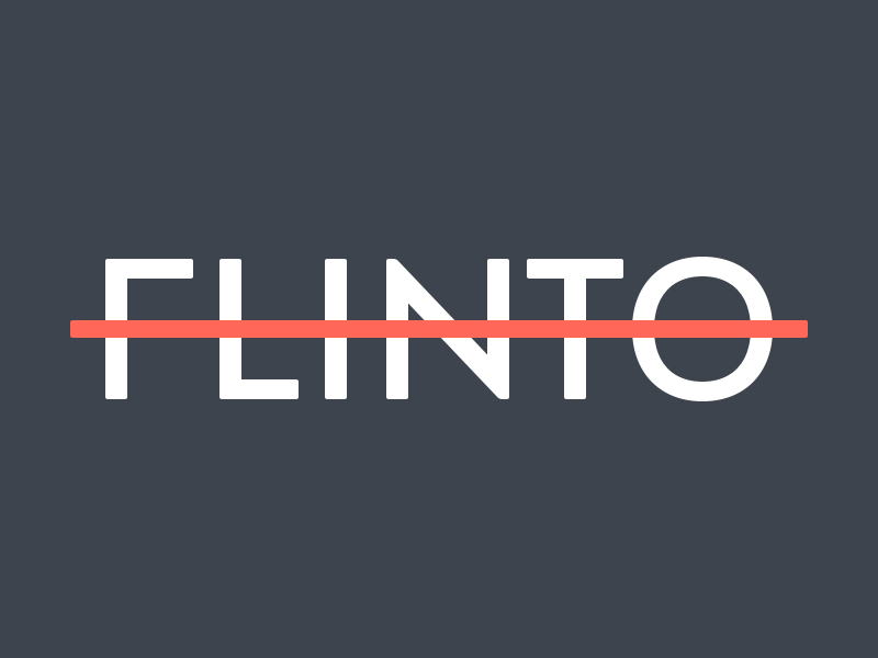 Flinto flinto logo logotype type wordmark