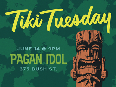Tiki Tuesday drinks enchanted layers pagan idol room tiki wwdc