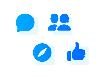 Facebook Messenger Icons design facebook icons like messenger parakeet vector
