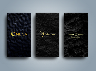 Brochures, with my logos branding design logo typography vector