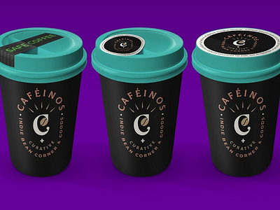 Coffee Cup Mockup with Safety Seal