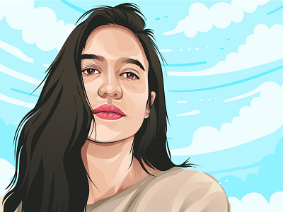 Vector Portrait From sukabumidraw