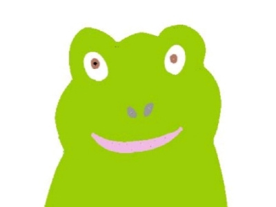 Frog by Ray Seebeck animation flat icon illustration minimal vector