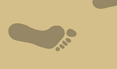 Footprint by Ray Seebeck art icon illustration illustrator minimal