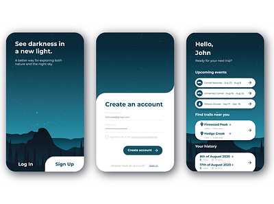 DailyUI #1 - Sign Up screen app branding design flat icon illustration typography ui ux vector