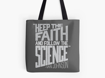 Keep the Faith & Follow the Science Hand Lettering