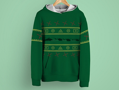 Heli-Ugly Sweater Design apparel apparel design custom apparel design digitalart graphic design graphicdesign
