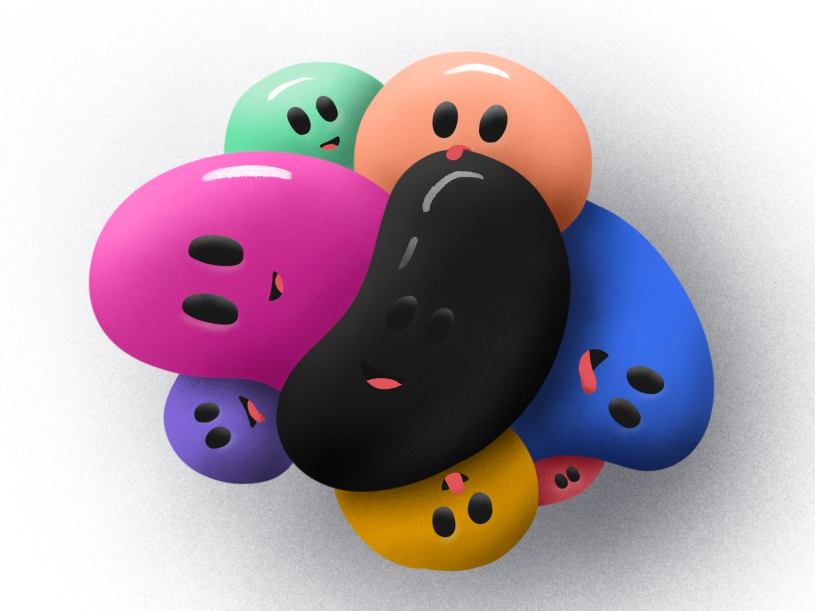 Bean Gang by Andrew Pons on Dribbble
