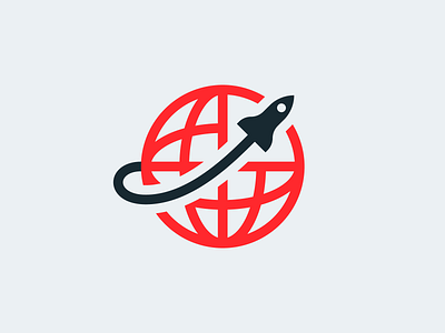 LaunchPad Logomark branding design icon illustration lauch logo minimal rocket space startup vector