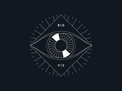 Illustration - Big Viz agency black and white eye icon illustration illustrator vector vision