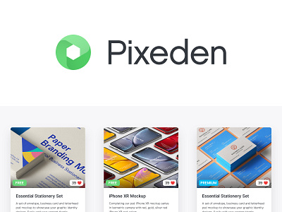 Pixeden Refresh brand branding concept design flat icon logo ui