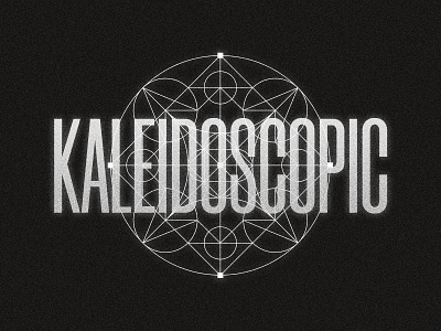 Kaleidoscopic design geometric geometric art geometry illustration typography vector