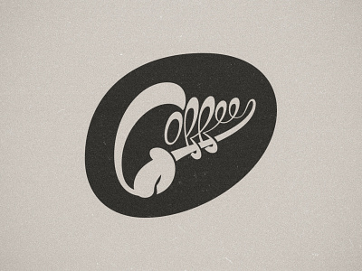 Cool Beans coffee curvy design digital lettering hand lettering illustration lettering lettermark organic retro script type typography vintage