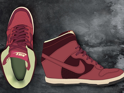 Nike Shoe Illustration