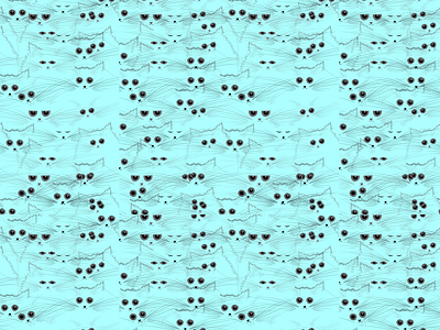 Cat Face Pattern