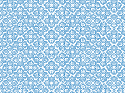 Fish Pattern  Blue