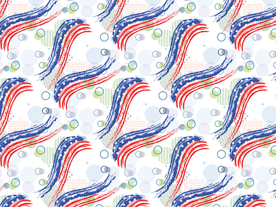 USA Flag Patter Design