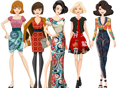 Cartoon Fashion of Pattern