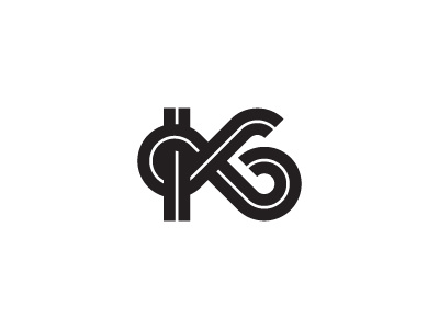 K brand icon k logo logotype mark