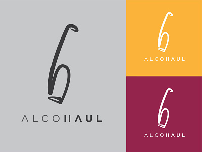 alcohaul adult bev alcohol branding concept design graphic design logo logo design