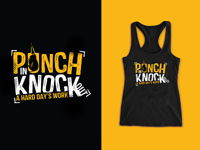 punch in knock out clothes design graphic design sports sportswear t shirt design tshirt vector