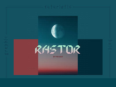 RASTOR-01 font