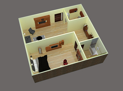 3D floor plan 3d floor plan autocad autodesk design sketchup v ray