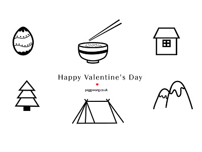 Happy Valentine's Day graphic design icon illustration love valentines