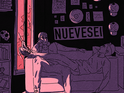 Ropa y Platos argentina cover family hiphop illustration music nuevesei procreate venezuela