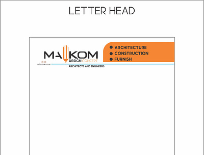 Maikom Design Concept letter head