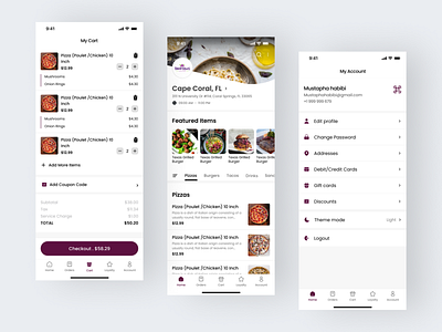 Food Ordering Mobile app