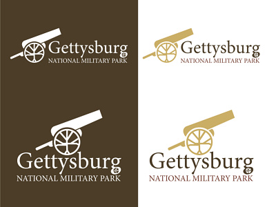 Gettysburg National Military Park Branding branding design graphicdesign icon illustration logo national park typography vector