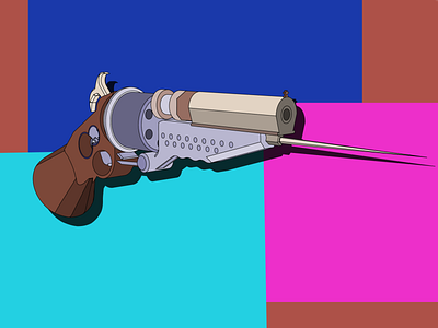 Weapon #1 firstshot gun illustration steampunk vector weapon