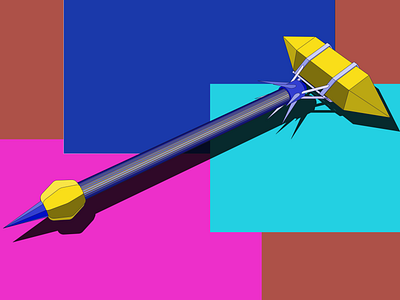 Weapon #4 hammer illustration steampunk vector weapon