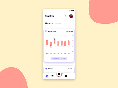 Health Tracker design figma health mobile app ui ux