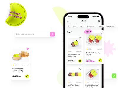 Food delivery mobile app app app design design figma ui ux uxui