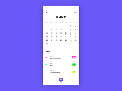 #DailyUI #038 - Calendar 038 adobe xd app calendar calendar app calendar design daily ui dailyui dailyuichallenge design mobile mobile ui schedule ui ui ux ux