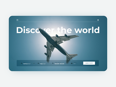 #DailyUI #068 - Flight Search