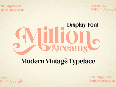 Million Dreams Font