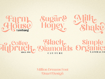 Million Dreams Font