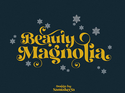 Beuaty Magnolia - Display Font