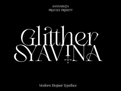 Glitther Syavina Typeface