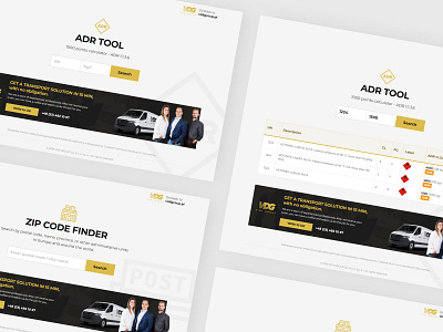 VDG - logistics tools adr calculator logistics transport ui website