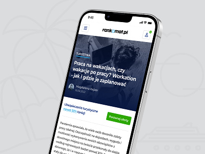 rankomat - article page article blog blog post long form mobile ui ui design website