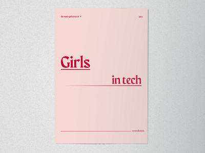 Poster | Girls in tech